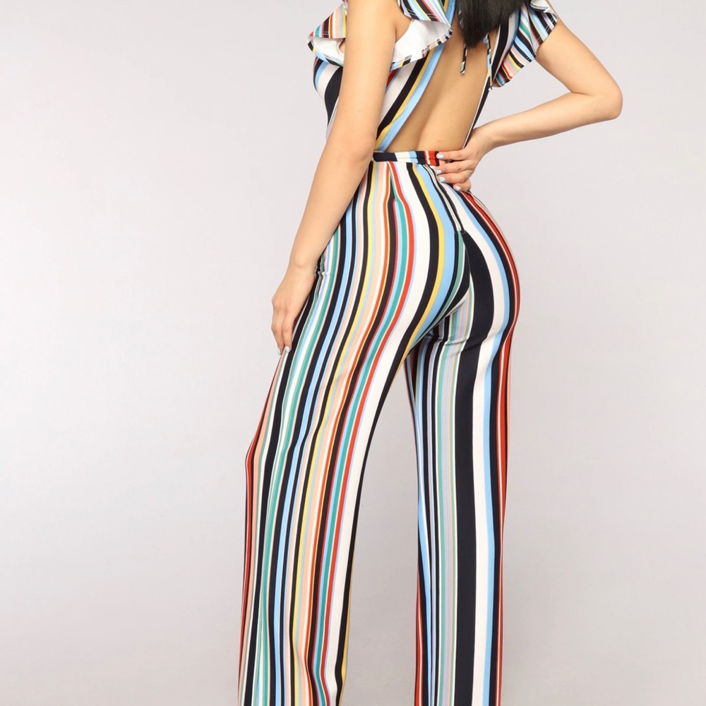 Bazaar Stripe Jumpsuit